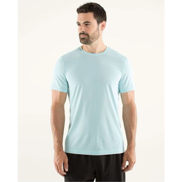 LULULEMON Men’s Aquamarine Precision Tee Size Large - Picture 2 of 11